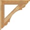 Ekena Millwork Olympic Traditional Rough Sawn Bracket, Western Red Cedar, 4"W x 28"D x 28"H BKT04X28X28OLY01RWR - alternate 2